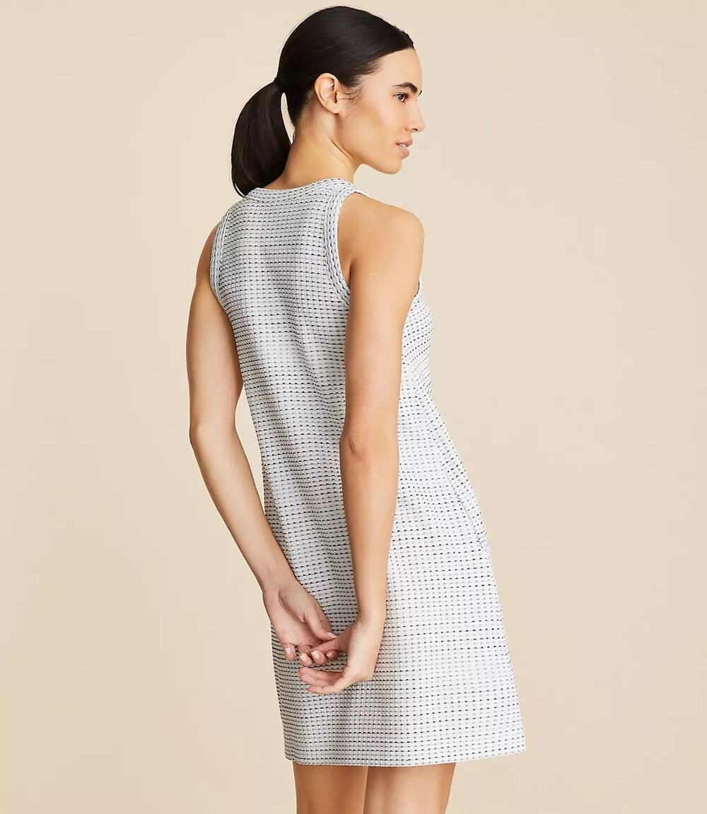 Lou & Grey for Loft Sleeveless Halter Sheath Dress with Pockets - Large